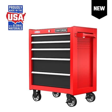 26.5 in 5 drawer steel rolling tool cabinet|best 5 drawer tool chest.